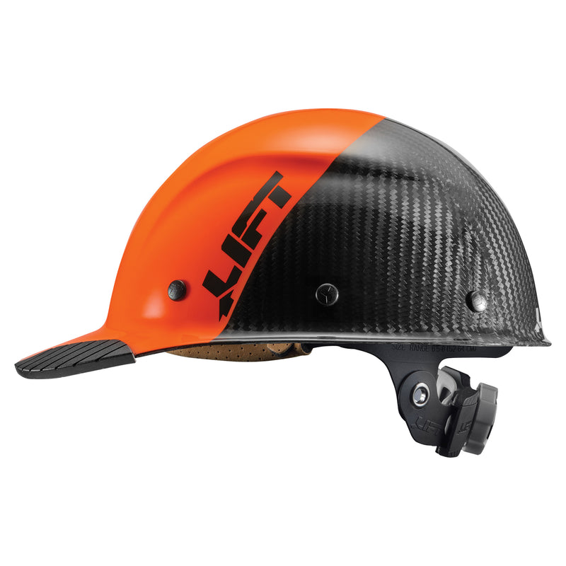 DAX Fifty/50 Carbon Fiber Cap Orange/Black - Head, Eye & Face